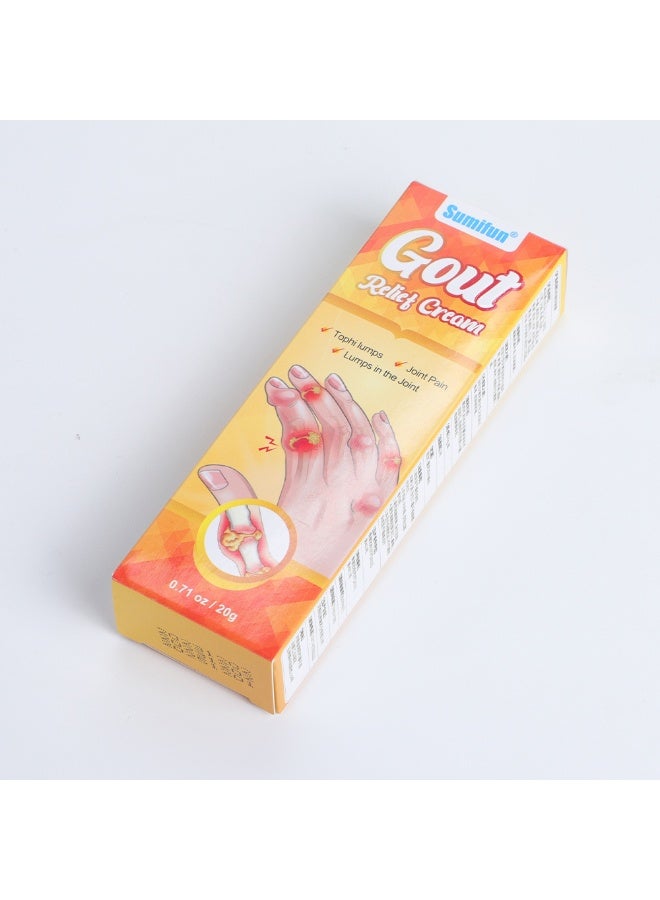Sumifun Gout Relief Cream for Fingers and Feet, Designed to Target Tophi Lumps, Joint Pain and Inflammation, Smooth Texture, Non Sticky and Suitable for Daily Massage - Image 4